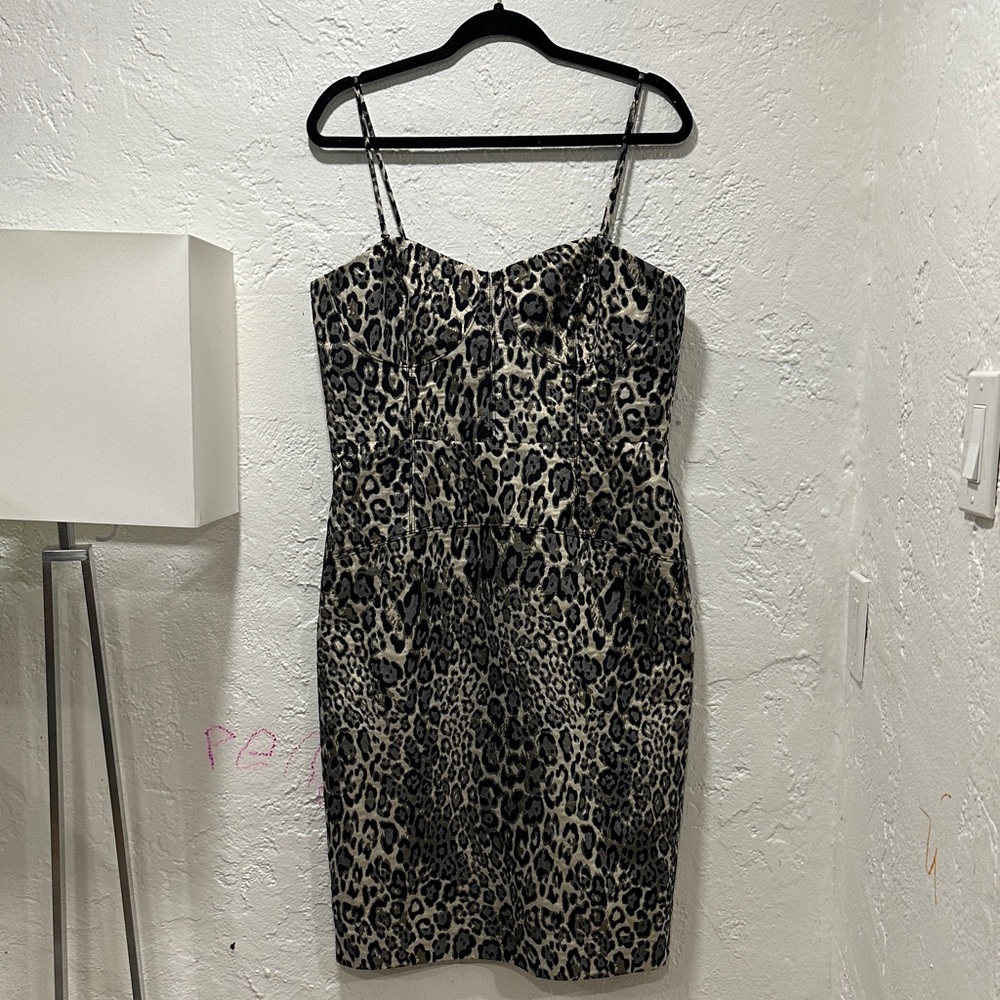 J. Crew Leopard Print Mini Dress
